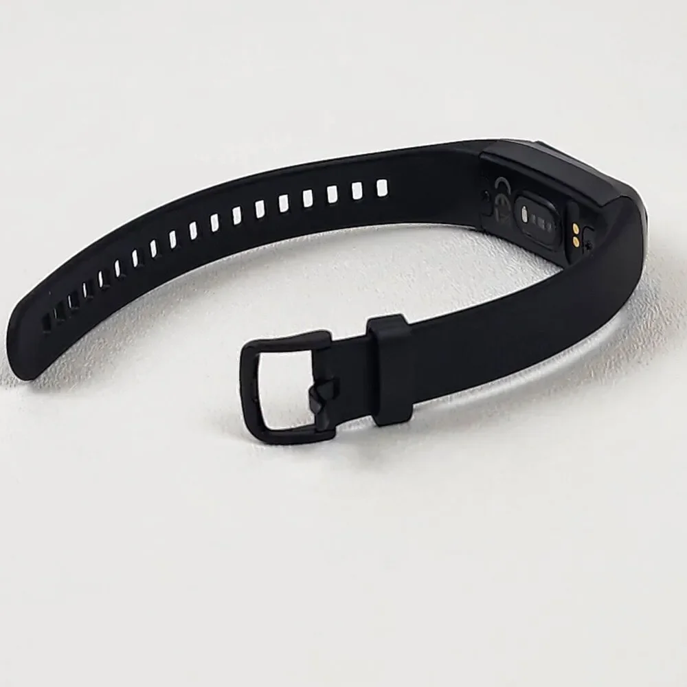 Fitness Tracker Smart Watch Heart Rate Sleep Monitor AMOLED Waterproof Black